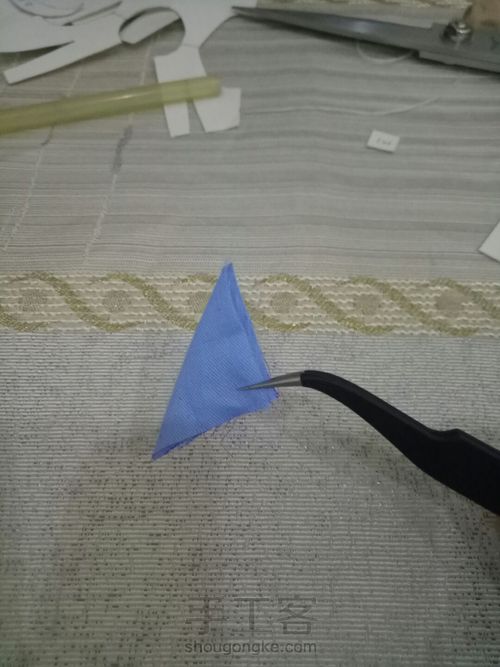 娃衣配饰——和风头花 第4步