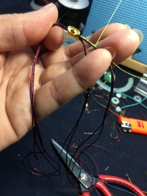 小孔多绳的方法 第4步