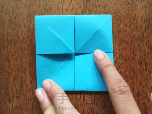 折纸陀螺 第6步