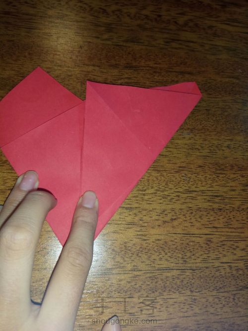 折纸玫瑰基本功 第8步