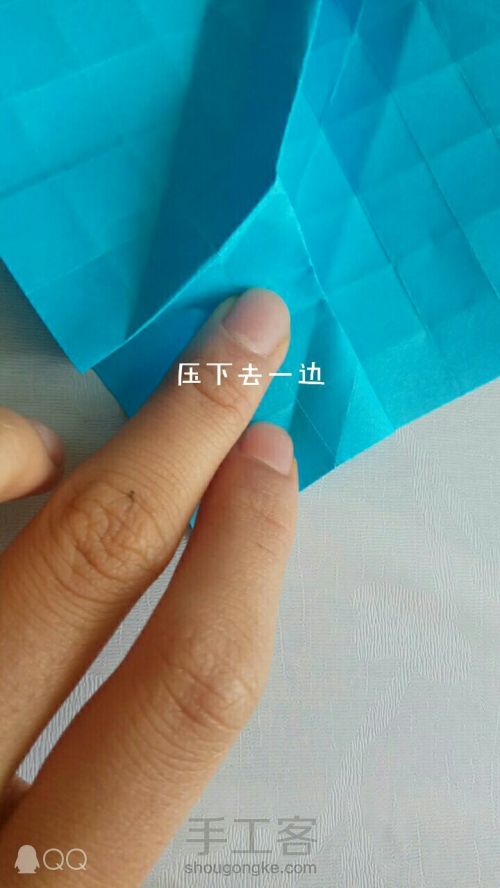 月季折纸(原创:杜小康) 第12步