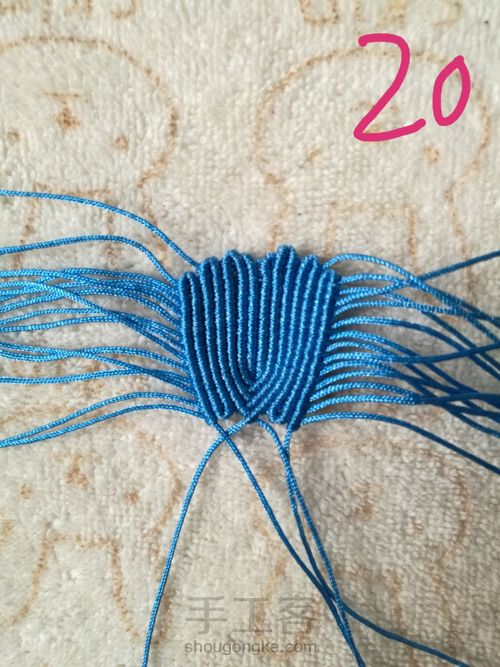 牡丹花中间一层花瓣教程 第20步