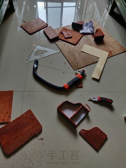 血檀木三角琴八音盒 第22步