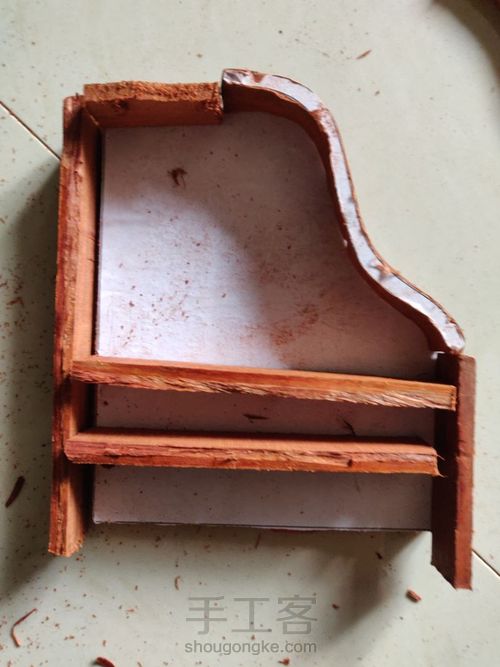 血檀木三角琴八音盒 第25步