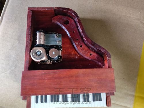 血檀木三角琴八音盒 第31步