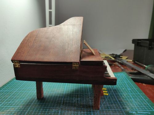 血檀木三角琴八音盒 第38步