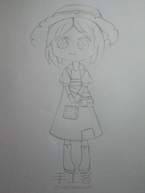 可爱的粉粉园丁 第1步