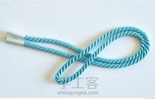 超简单的编织手链的方法 第2步