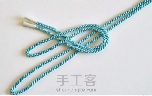 超简单的编织手链的方法 第3步