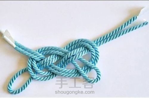 超简单的编织手链的方法 第5步
