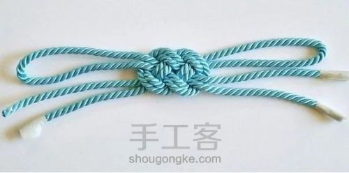 超简单的编织手链的方法 第6步
