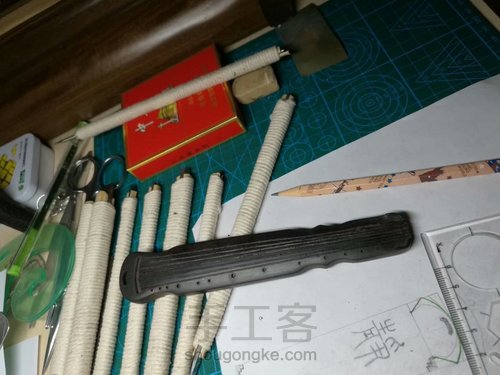 仿古伏羲琴手把件 第23步