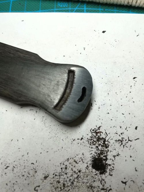 仿古伏羲琴手把件 第14步