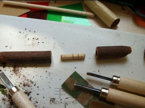 舍不得花银子买正版魔杖,于是自己动手做了一根,大家多多指教! 第6步