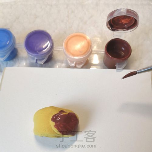 纸粘土网红脏脏包 第12步