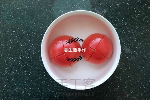 番茄凉糕 第2步