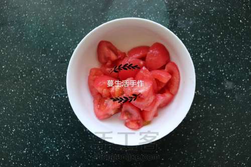 番茄凉糕 第3步