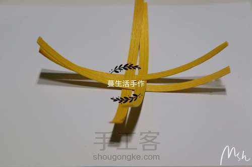纸藤晴雨伞 第1步