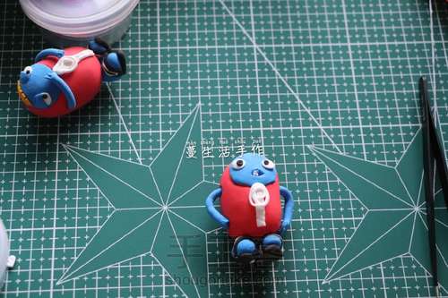 粘土制作杰力豆 第12步