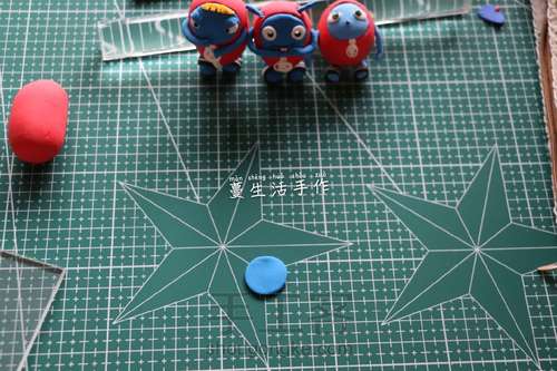 粘土制作杰力豆 第2步