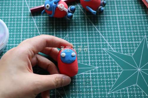 粘土制作杰力豆 第5步