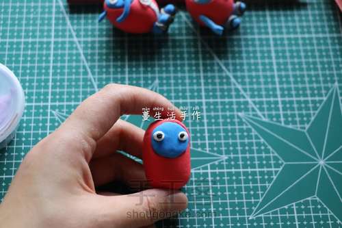粘土制作杰力豆 第6步