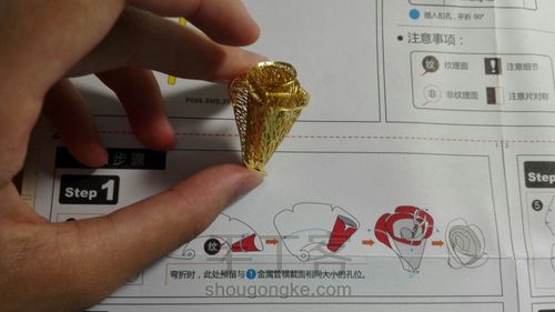 拼酷•香槟金玫瑰•模型 第3步