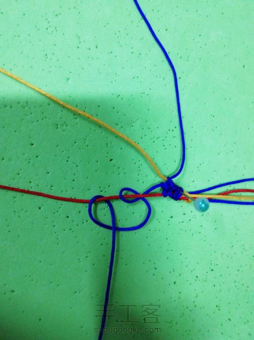 四线包珠 第12步