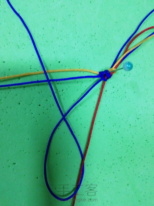 四线包珠 第6步