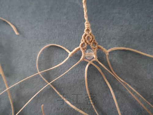 四股辫尾扣 第15步