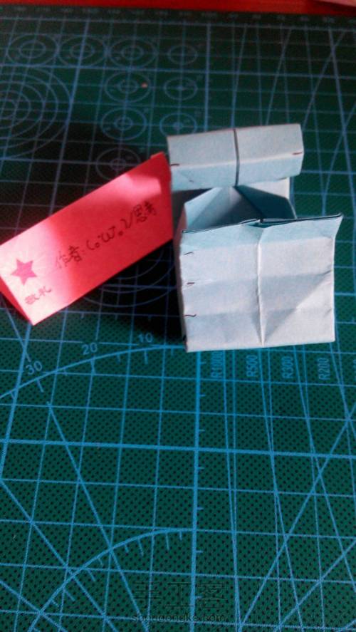 解压盒折纸 第14步
