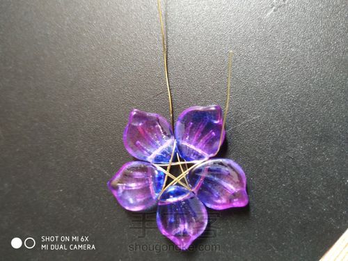 古风簪子之横孔花瓣的绑法 第11步