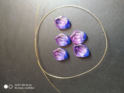 古风簪子之横孔花瓣的绑法 第3步