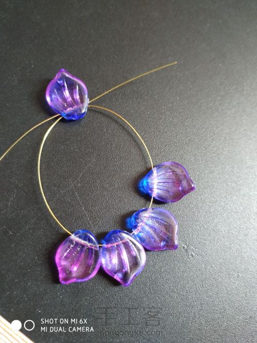 古风簪子之横孔花瓣的绑法 第6步