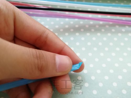 吸管星星⭐️【应该是比较清晰细致的教程(⁄⁄•⁄ω⁄•⁄）】 第5步