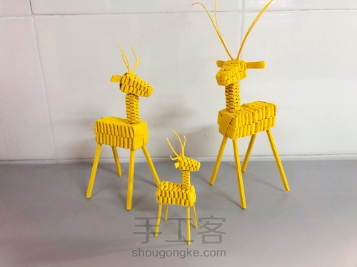 🦌小鹿一家三口 第12步