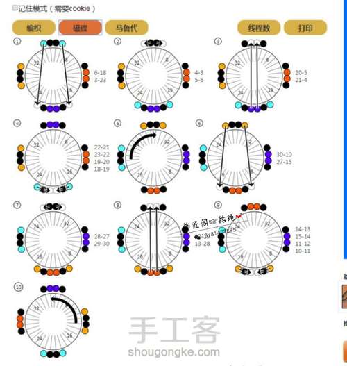 花样盘编6种效果分享图 第6步