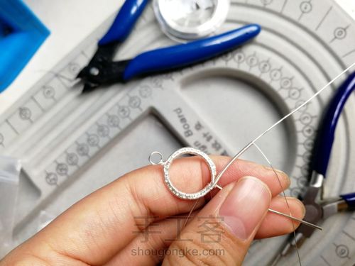 珍珠金属绕线天使棒 第13步