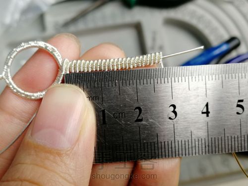 珍珠金属绕线天使棒 第14步