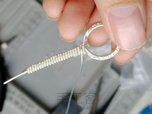 珍珠金属绕线天使棒 第15步