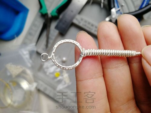 珍珠金属绕线天使棒 第16步