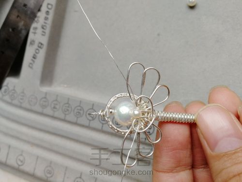 珍珠金属绕线天使棒 第33步