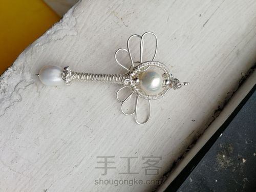 珍珠金属绕线天使棒 第36步