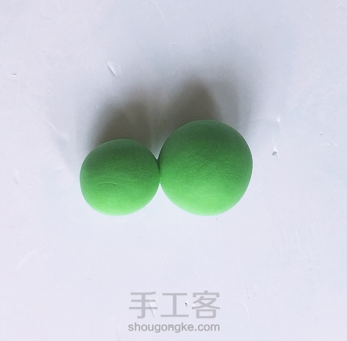 黏土车载摆件【夏日青蛙】做起来，安全美观好欢喜！！！ 第5步