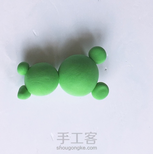 黏土车载摆件【夏日青蛙】做起来，安全美观好欢喜！！！ 第6步