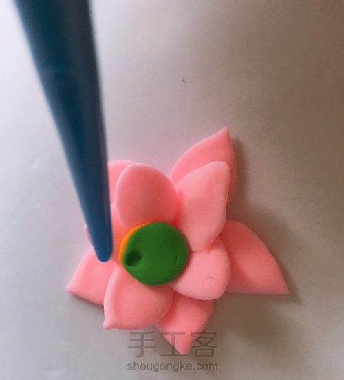 黏土车载摆件【夏日青蛙】做起来，安全美观好欢喜！！！ 第13步
