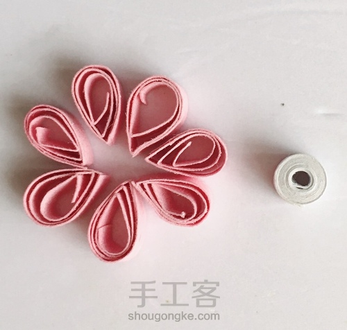 玲儿响叮当创意衍纸书签········ 第9步