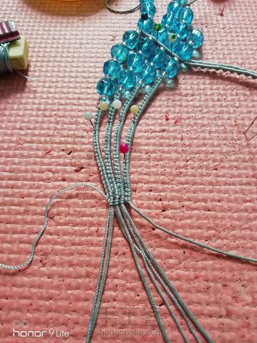 仿外网多珠项链 第8步