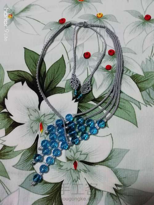 仿外网多珠项链 第11步