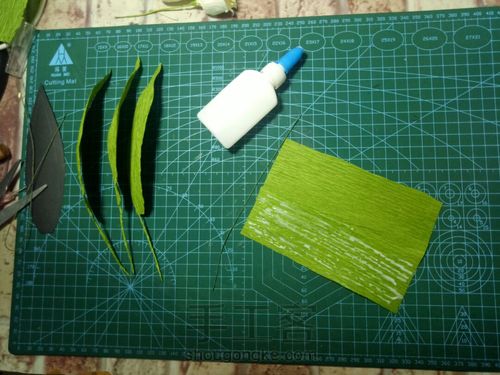 皱纹纸铃兰花 第15步